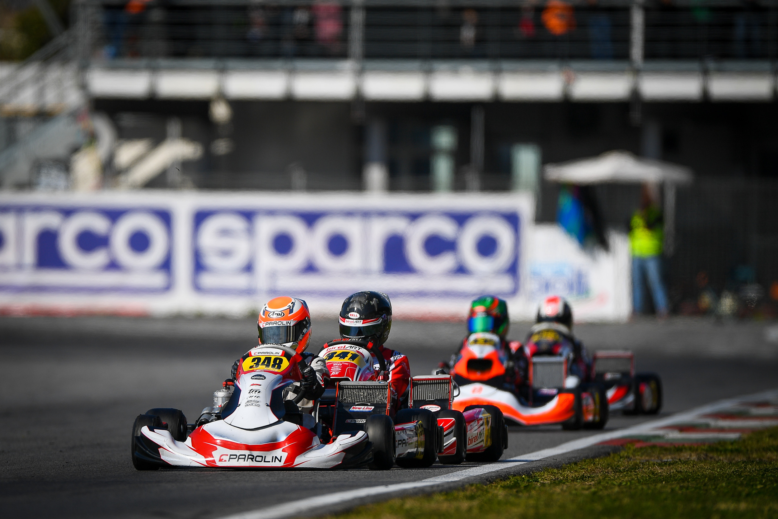 Fastest laps in the final, not fast enough to get to the front!